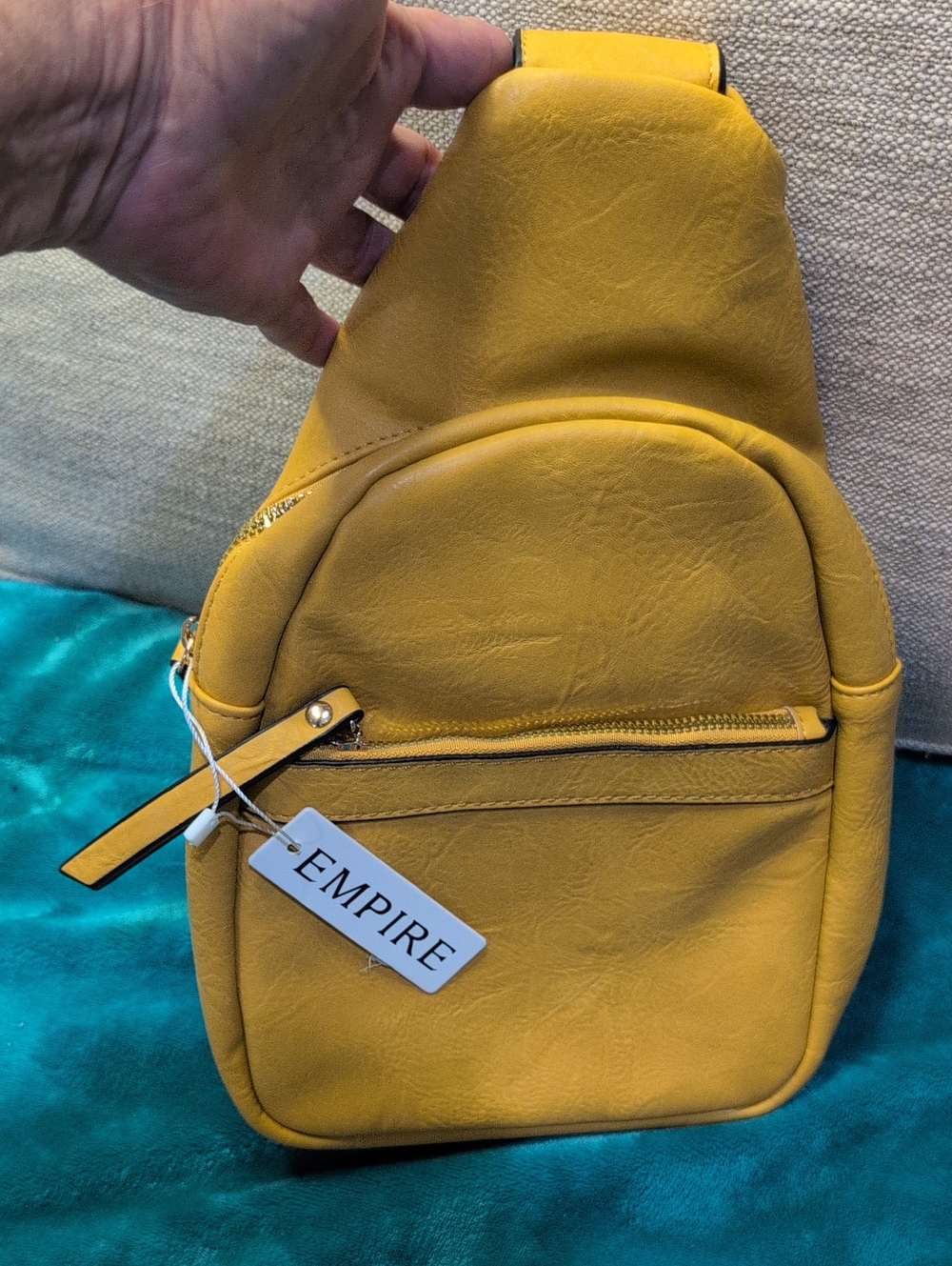 Empire Mustard Yellow Sling Bag